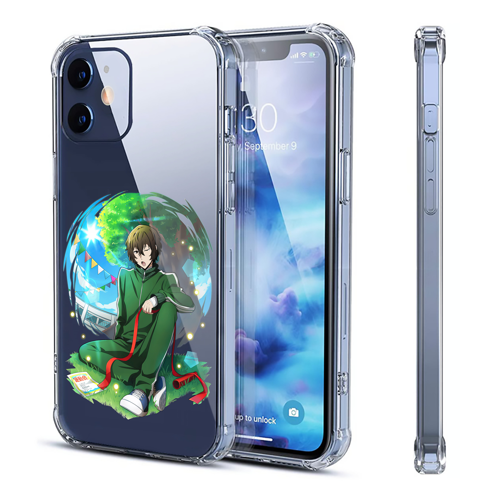 （画像用） 文豪ストレイドッグス Bungo Stray Dogs 【iPhone 12シリーズ対応】透明スマホケース（クリアソフトケース）